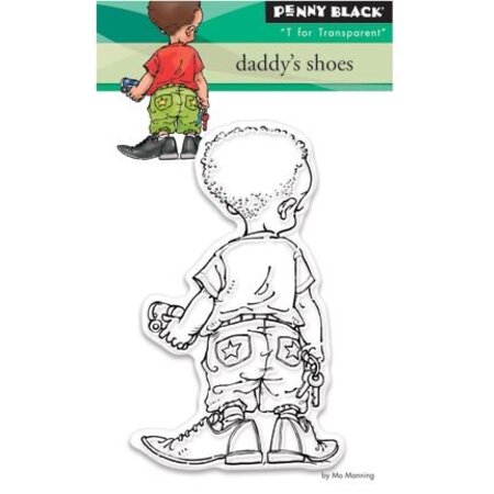 Penny Black Transparant stempel: schoenen Daddy's