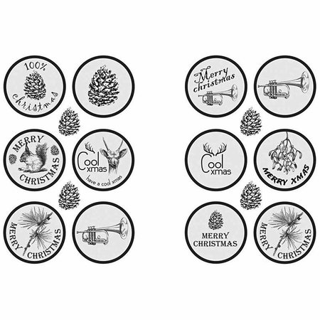 Embellishments / Verzierungen Diseño de etiqueta adhesiva con un acabado mate - Del Gade Diseño Vivi