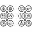 Embellishments / Verzierungen Self-adhesive sticker design with a matte finish - from the Vivi Gade Design