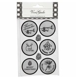 Embellishments / Verzierungen Diseño de etiqueta adhesiva con un acabado mate - Del Gade Diseño Vivi