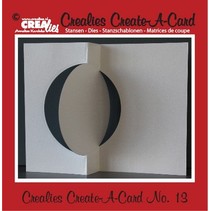 Crealies Créer une carte no. 13 pour cartes perforées