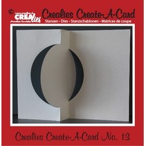 Crealies criar um cartão no. 13 para cartões perfurados