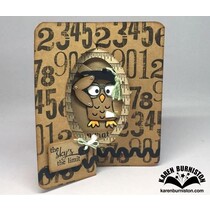 Troquelado y estampado en relieve plantilla: Pop encima de la tarjeta