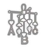 TONIC Punching and embossing template: Baby Mobile