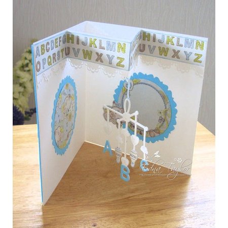 TONIC Punching and embossing template: Baby Mobile
