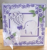 TONIC Ponsen en embossing sjabloon: Thema van de baby