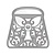 TONIC Ponsen en embossing sjabloon: Rococo stijlvolle handtas