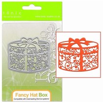 cutting and embossing die: filigree Hat Box
