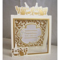 Punching and embossing stencil, set of 3 !!