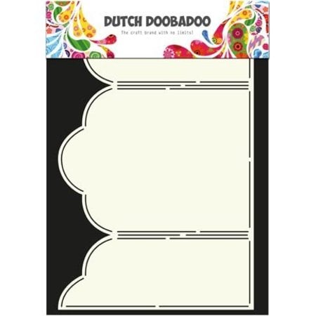 Dutch DooBaDoo A4 Skabelon: Kort Type Triptech