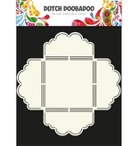 Dutch DooBaDoo A4 Schablone: Envelop Art Scallop