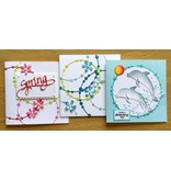 Elisabeth Craft Dies Punzonatura e goffratura modello: 3 bande diverse con perle