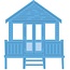 Marianne Design Poinçonnage et gaufrage modèle: maison de plage