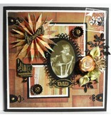 Joy!Crafts und JM Creation Stamping and embossing stencil: oval decorative frame