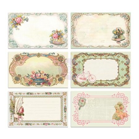 Embellishments / Verzierungen 30 Bild hübsche Notecards - Delight, 30 Stück, 12,7x7,62cm