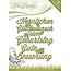 Precious Marieke Punzonado y estampado en relieve plantillas: texto en alemán: Deseos