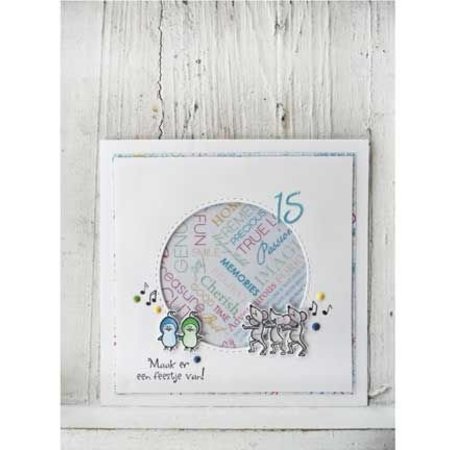 Marianne Design Ponsen en embossing sjabloon: basic Passe partouts / Circles
