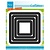 Marianne Design Ponsen en embossing sjabloon: basic mounts square