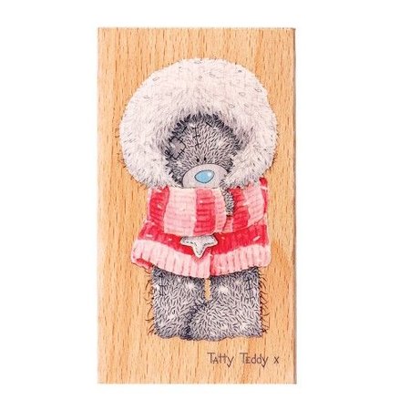 Me to You Me to you, Tatty Teddy, holz Stempel, HM STAMP - Winter Wonderland