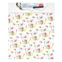 Fiori in tessuto autoadesive, 30,5 x 30,5 centimetri