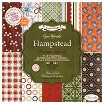 20x20cm, designer papir, specialpapir pack - hampstead af Jesse Edwards, 20 ark