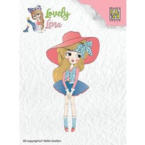Transparant stempel: Mooie Lena