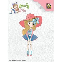 Transparent stamp: Pretty Lena