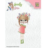 Nellie snellen Transparent stamp: Lena, floral wreath