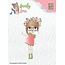 Nellie snellen Transparent stempel: Lena, blomster krans