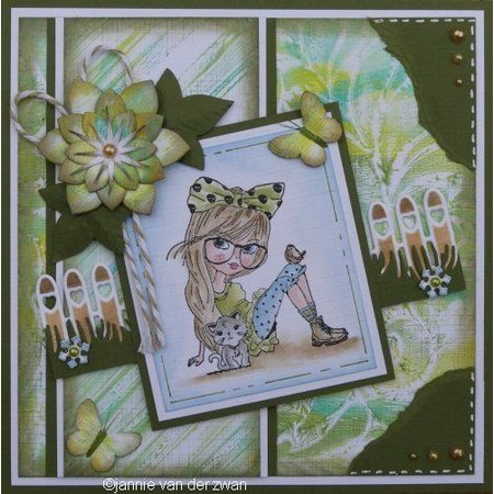 Nellie snellen Transparent stempel: Lena, dyreven