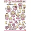 Yvonne Creations A4 cut sheets: Girl with heart