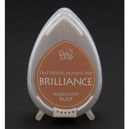 FARBE / INK / CHALKS ... Brilliance Dew Drop, Nacré Rust