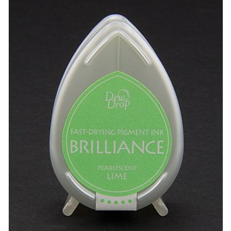 FARBE / INK / CHALKS ... Brilliance Dew Drop, Pearlescent Lime