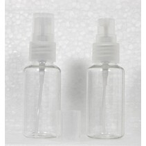2 spray hætteglas (plastik)