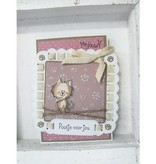 Marianne Design Ponsen en embossing sjabloon: Dekoband vierhoeken