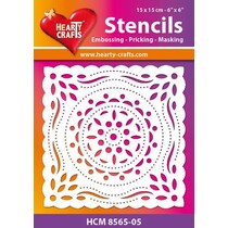 Flexible plastic mask, embossing-priking-masking