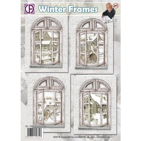 BASTELSETS / CRAFT KITS: 4 Cartes fenêtre