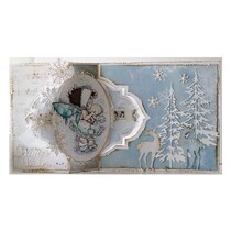 Modèle A4: Carte d'art carte Swing No.4