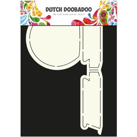 Dutch DooBaDoo Plantilla A4: Tipo de tarjeta Snowglobe