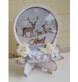Dutch DooBaDoo Plantilla A4: Tipo de tarjeta Snowglobe