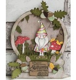 Dutch DooBaDoo A4 Mal: ​​Card Type Snowglobe