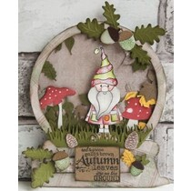 Template A4: Tipo de cartão Snowglobe