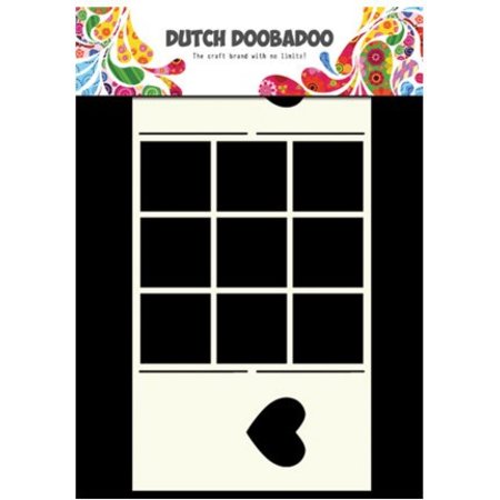Dutch DooBaDoo A4 Template: Card Art Card Window