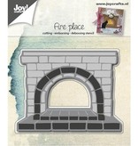 Joy!Crafts und JM Creation Punching and embossing templates: Fireplace