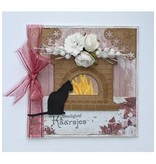 Joy!Crafts und JM Creation Punching and embossing templates: Fireplace