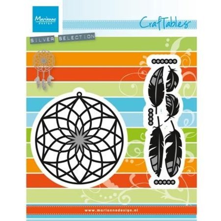 Marianne Design Bokse og preging mal: Dreamcatcher