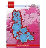 Marianne Design Poinçonnage et modèle de gaufrage: Blumenecke