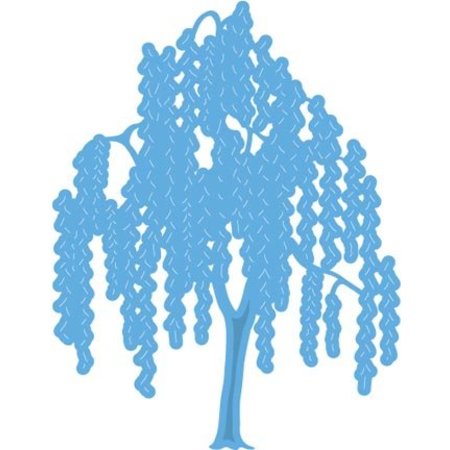 Marianne Design Ponsen en embossing sjabloon: Weeping Willow