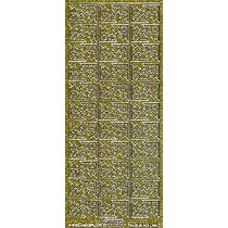 Glitter dekorative klistremerke, 10 x 23cm, stjerner.