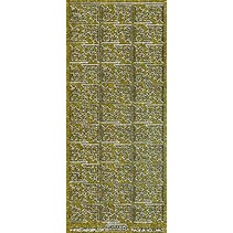 Glitter dekorative klistremerke, 10 x 23cm, stjerner.